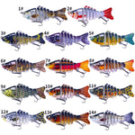 HENGJIA JM062 Esche finte per pesci a 7 sezioni Esche da pesca VIB Minnow, JM062 (1), JM062 (2), JM062 (3), JM062 (4), JM062 (5), JM062 (6), JM062 (7), JM062 (8), JM062 (9), JM062 (10), JM062 (11), JM062 (12), JM062 (13), JM062 (14)