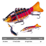 HENGJIA JM062 Esche finte per pesci a 7 sezioni Esche da pesca VIB Minnow, JM062 (1), JM062 (2), JM062 (3), JM062 (4), JM062 (5), JM062 (6), JM062 (7), JM062 (8), JM062 (9), JM062 (10), JM062 (11), JM062 (12), JM062 (13), JM062 (14)