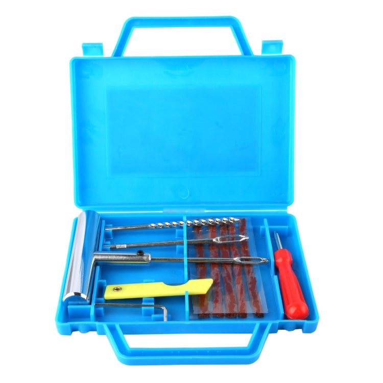 11pcs/set Strumenti per la riparazione di pneumatici per vuoto per auto Set di strumenti per strisce di gomma per ago per riparazione pneumatici, 11pcs/set