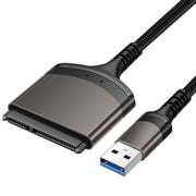Il cavo dati per disco rigido da USB 3.0 a SATA Easy Drive Line in alluminio supporta SATA 22P da 2,5 pollici, USB3.0 To SATA