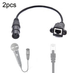 Adattatore XLR 3 pin femmina a RJ45 femmina 30cm