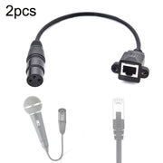 Adattatore cavo XLR 3 pin femmina a RJ45 femmina 30cm
