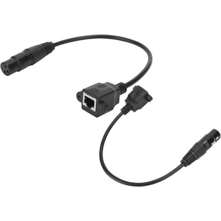 Adattatore XLR 3 pin femmina a RJ45 femmina 30cm