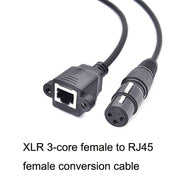 Adattatore cavo XLR 3 pin femmina a RJ45 femmina 30cm