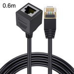 Cat 8 10G trasmissione RJ45 maschio a femmina cavo di prolunga cavo di rete per computer, Straight Head 0.3m, Straight Head 0.6m, Straight Head 1m, Straight Head 1.5m, Up Bend 0.5m, Down Bend 0.5m, Left Bend 0.5m, Right Bend 0.5m