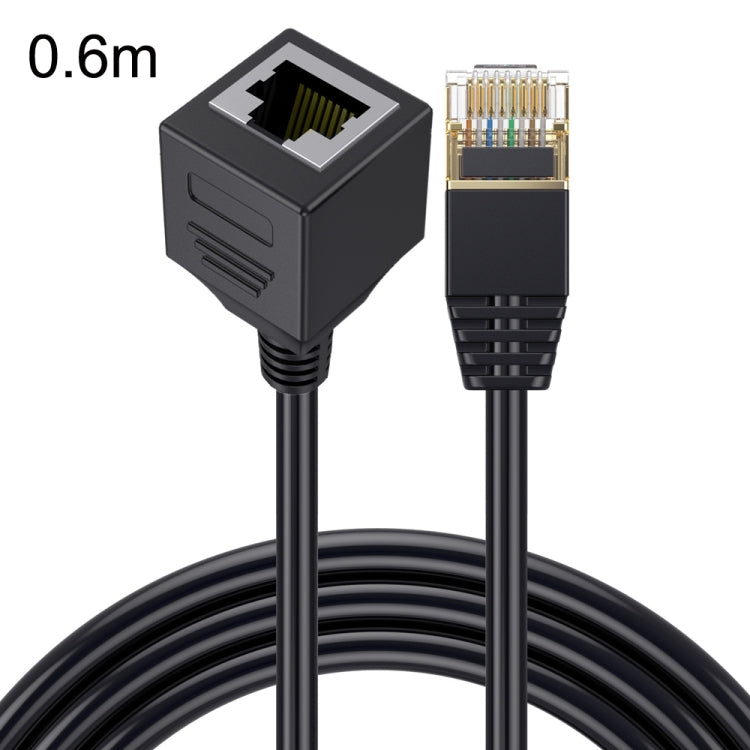 Cat 8 10G trasmissione RJ45 maschio a femmina cavo di prolunga cavo di rete per computer, Straight Head 0.3m, Straight Head 0.6m, Straight Head 1m, Straight Head 1.5m, Up Bend 0.5m, Down Bend 0.5m, Left Bend 0.5m, Right Bend 0.5m