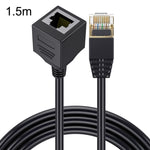 Cat 8 10G trasmissione RJ45 maschio a femmina cavo di prolunga cavo di rete per computer, Straight Head 0.3m, Straight Head 0.6m, Straight Head 1m, Straight Head 1.5m, Up Bend 0.5m, Down Bend 0.5m, Left Bend 0.5m, Right Bend 0.5m