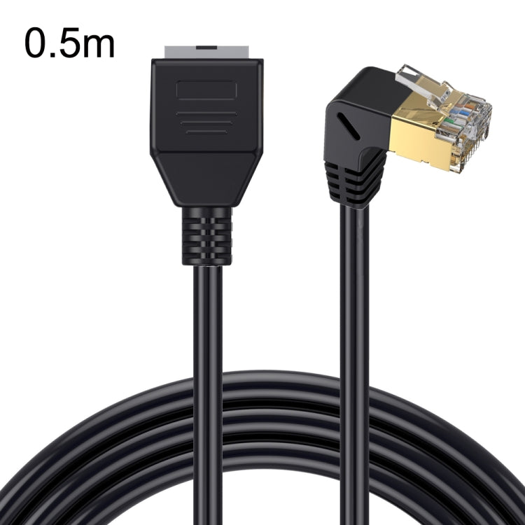 Cat 8 10G trasmissione RJ45 maschio a femmina cavo di prolunga cavo di rete per computer, Straight Head 0.3m, Straight Head 0.6m, Straight Head 1m, Straight Head 1.5m, Up Bend 0.5m, Down Bend 0.5m, Left Bend 0.5m, Right Bend 0.5m