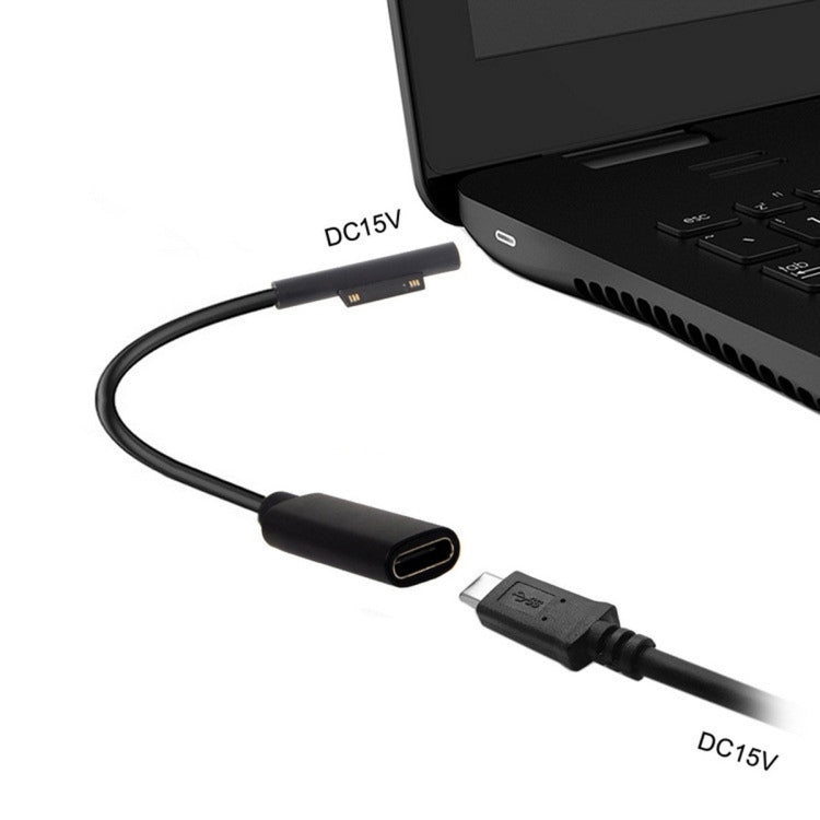 Cavo ricarica USB-C per Microsoft Surface Pro 5/6 30 cm