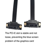 PCI-E 3.0 1X Cavo di prolunga del blocco dell'adattatore per scheda di rete wireless a 180 gradi per scheda grafica, lunghezza:, 10cm, 15cm, 20cm, 25cm, 30cm, 40cm, 50cm