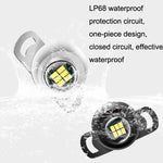 Luce di retromarcia elettrica a LED ultra luminosa per auto Lampadina esterna Luce ausiliaria universale modificata, stile:, Long Bright Black Shell, Long Bright Silver Shell, Long Bright After 3 Flashes Black Shell                                     ...