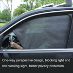 Parasole per auto in ferro magnetico riflettente in rete garza protezione solare isolamento termico deflettore parasole, Front Window Driving, Front Window Co-driving, Rear Window Square