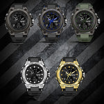 SANDA 739 Orologio sportivo multifunzionale impermeabile Cronografo Calendario Allarme Luce notturna Orologio