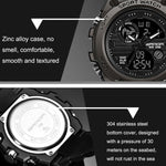 SANDA 739 Orologio sportivo multifunzionale impermeabile Cronografo Calendario Allarme Luce notturna Orologio