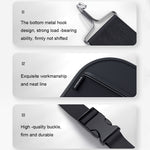Borsa multifunzionale per lo schienale del seggiolino auto Forniture decorative per interni auto, dimensioni:, S (Black), L (Black)