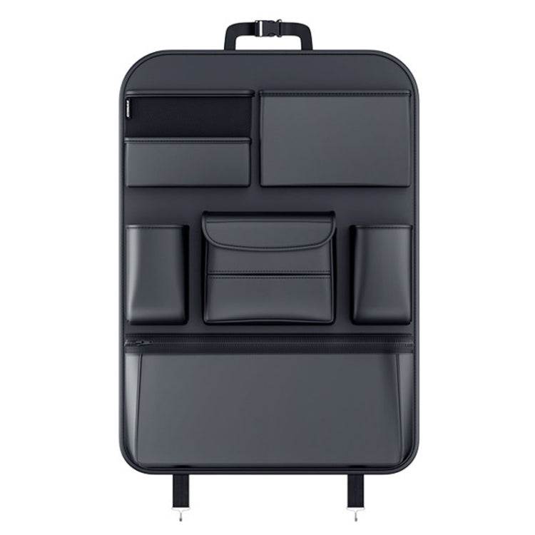 Borsa multifunzionale per lo schienale del seggiolino auto Forniture decorative per interni auto, dimensioni:, S (Black), L (Black)