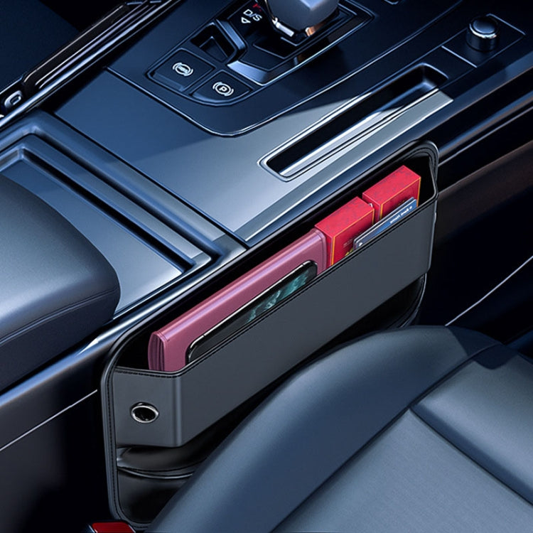 Borsa portaoggetti estesa per auto con scatola portaoggetti per auto di grande capacità, Black)