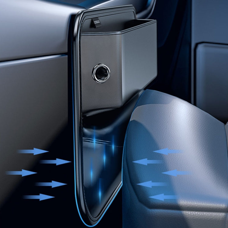 Borsa portaoggetti estesa per auto con scatola portaoggetti per auto di grande capacità, Black)