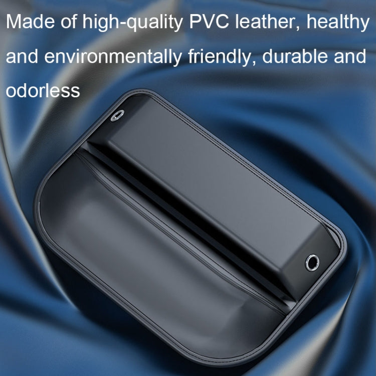 Borsa portaoggetti estesa per auto con scatola portaoggetti per auto di grande capacità, Black)