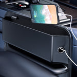 Borsa portaoggetti estesa per auto con scatola portaoggetti per auto di grande capacità, Black)