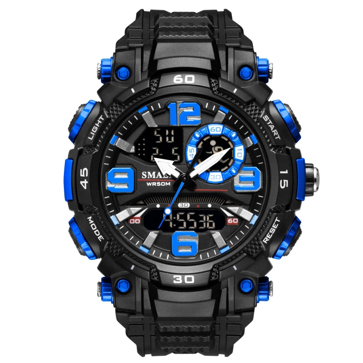 SMAEL 1921 Orologio sportivo da uomo con doppio movimento Orologio da polso per studenti con sveglia notturna multifunzionale