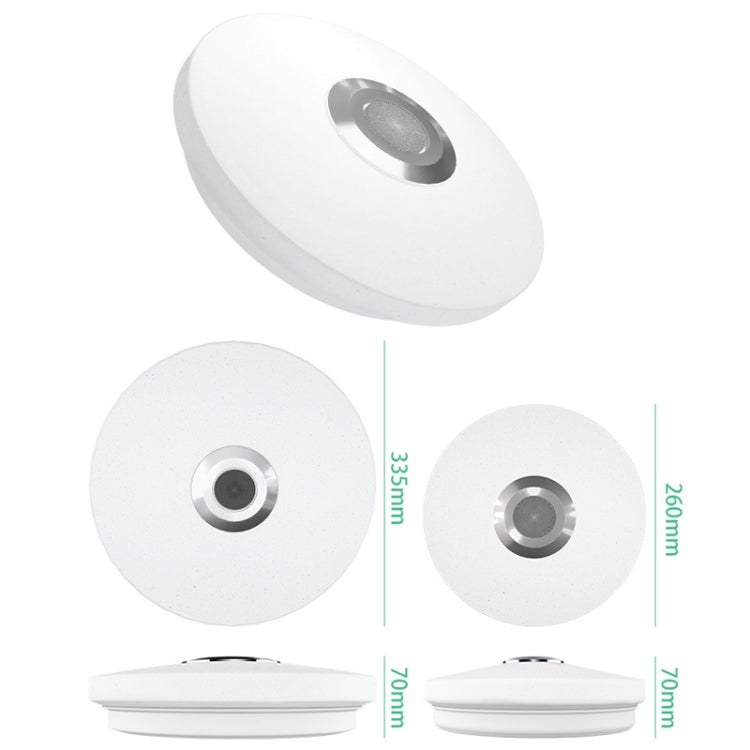 Lampada da soffitto a LED Bluetooth con telecomando RGB Music Rhythm Lampada che cambia colore, 26cm, 33cm