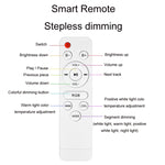 Lampada da soffitto a LED Bluetooth con telecomando RGB Music Rhythm Lampada che cambia colore, 26cm, 33cm