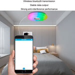 Lampada da soffitto a LED Bluetooth con telecomando RGB Music Rhythm Lampada che cambia colore, 26cm, 33cm