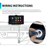 A3135 Schermo intelligente cablato HD da 7 pollici con CarPlay wireless + Android Auto + Android, Without Camera, With Camera