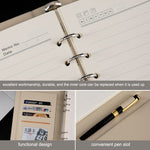 Blocco note per cancelleria per ufficio per notebook da ufficio a 6 fori a tre pieghe