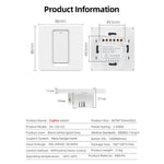 Interruttore smart ZigBee Tuya 1-3 pulsanti spina EU
