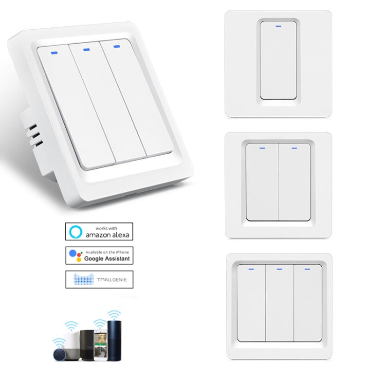 Interruttore smart ZigBee Tuya 1-3 pulsanti spina EU