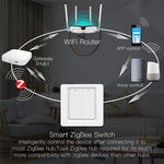 Interruttore smart ZigBee Tuya 1-3 pulsanti spina EU