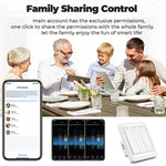 Interruttore smart ZigBee Tuya 1-3 pulsanti spina EU
