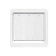 Tuya ZigBee Smart Single-fire Zero-fire Sharing Switch Controllo del telefono Pannello vocale Spina europea, Specifiche:, 1 Button, 2 Buttons, 3 Buttons