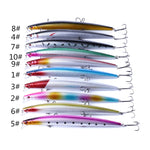 HENGJIA MI101 18cm 26g Pesca a lunga distanza Pesca in mare Esche finte Minnow Baits, MI101 (5), MI101 (1), MI101 (2), MI101 (3), MI101 (4), MI101 (6), MI101 (7), MI101 (8), MI101 (9), MI101 (10), MI101 (10 Colors)