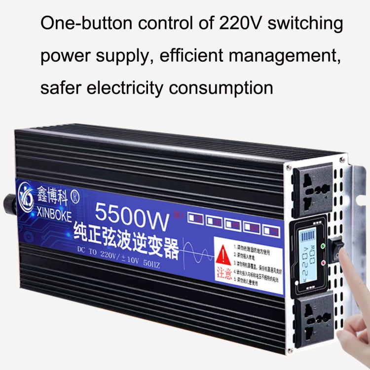 Inverter a onda sinusoidale per auto ad alta potenza XINBOKE, 12V 1600W To 220V 800W(Single Display), 24V 1600W To 220V 800W(Single Display), 48V 1600W To 220V 800W(Single Display), 60V 1600W To 220V 800W(Single Display)                                ...
