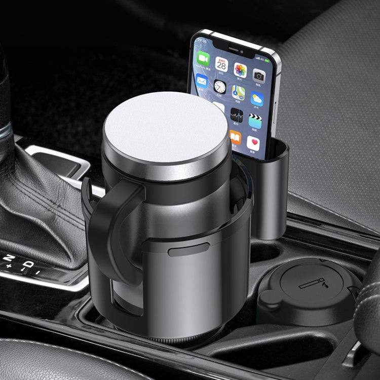 Scatola portaoggetti multiuso per portabicchieri per console centrale per auto 2 in 1