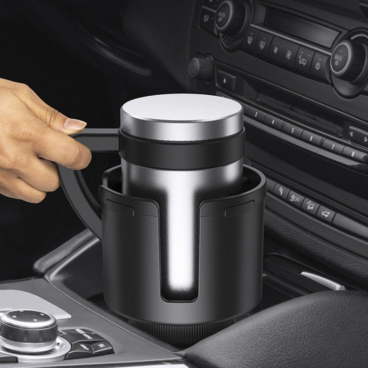 Scatola portaoggetti multiuso per portabicchieri per console centrale per auto 2 in 1