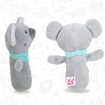 Giocattoli a sonagli per le mani del bambino Giocattoli con impugnatura a mano Giocattoli lenitivi per neonati, stile:, Giraffe, Pink Rabbit, Little Grey Elephant, Koala, Piggy, Monkey, White Rabbit, Little Red Mouse, Little Flower Elephant, Little Ban...