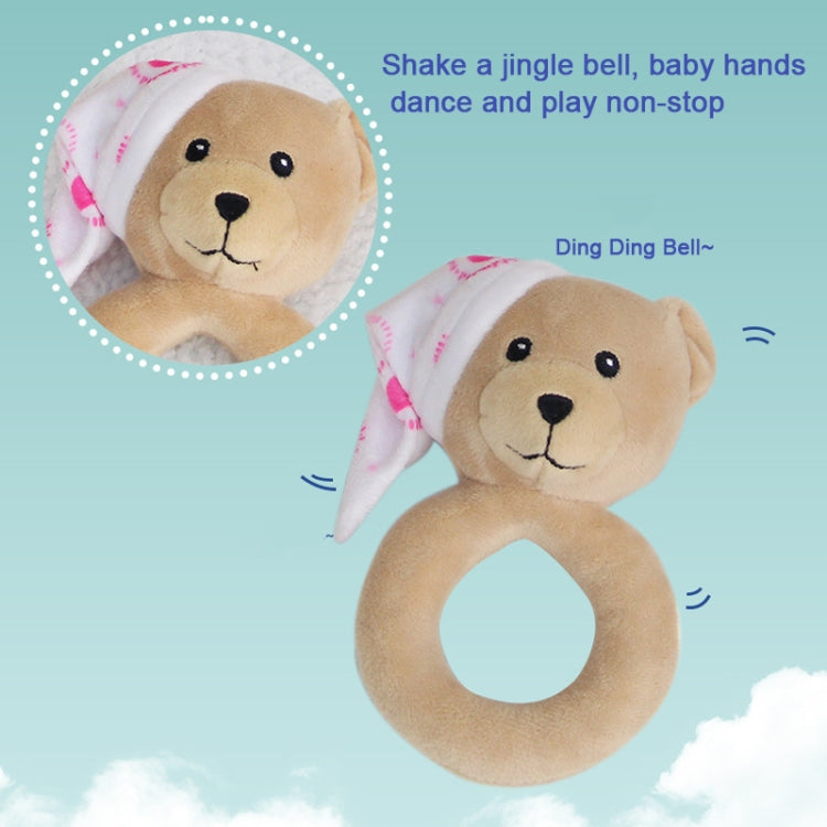 Giocattoli a sonagli per le mani del bambino Giocattoli con impugnatura a mano Giocattoli lenitivi per neonati, stile:, Giraffe, Pink Rabbit, Little Grey Elephant, Koala, Piggy, Monkey, White Rabbit, Little Red Mouse, Little Flower Elephant, Little Ban...