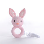 Giocattoli a sonagli per le mani del bambino Giocattoli con impugnatura a mano Giocattoli lenitivi per neonati, stile:, Giraffe, Pink Rabbit, Little Grey Elephant, Koala, Piggy, Monkey, White Rabbit, Little Red Mouse, Little Flower Elephant, Little Ban...