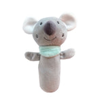 Giocattoli a sonagli per le mani del bambino Giocattoli con impugnatura a mano Giocattoli lenitivi per neonati, stile:, Giraffe, Pink Rabbit, Little Grey Elephant, Koala, Piggy, Monkey, White Rabbit, Little Red Mouse, Little Flower Elephant, Little Ban...