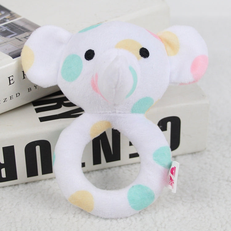 Giocattoli a sonagli per le mani del bambino Giocattoli con impugnatura a mano Giocattoli lenitivi per neonati, stile:, Giraffe, Pink Rabbit, Little Grey Elephant, Koala, Piggy, Monkey, White Rabbit, Little Red Mouse, Little Flower Elephant, Little Ban...