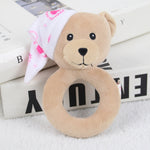 Giocattoli a sonagli per le mani del bambino Giocattoli con impugnatura a mano Giocattoli lenitivi per neonati, stile:, Giraffe, Pink Rabbit, Little Grey Elephant, Koala, Piggy, Monkey, White Rabbit, Little Red Mouse, Little Flower Elephant, Little Ban...