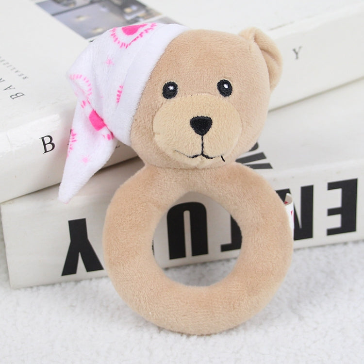 Giocattoli a sonagli per le mani del bambino Giocattoli con impugnatura a mano Giocattoli lenitivi per neonati, stile:, Giraffe, Pink Rabbit, Little Grey Elephant, Koala, Piggy, Monkey, White Rabbit, Little Red Mouse, Little Flower Elephant, Little Ban...