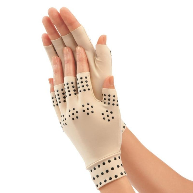 Erogazione di guanti a pressione antiscivolo a mezze dita Guanti sportivi per allenamento congiunto, Free Size