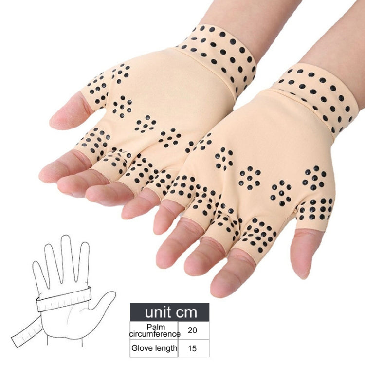Erogazione di guanti a pressione antiscivolo a mezze dita Guanti sportivi per allenamento congiunto, Free Size