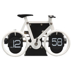 HY-F087 Orologio girevole decorativo per la casa a vibrazione automatica a forma di bicicletta retrò