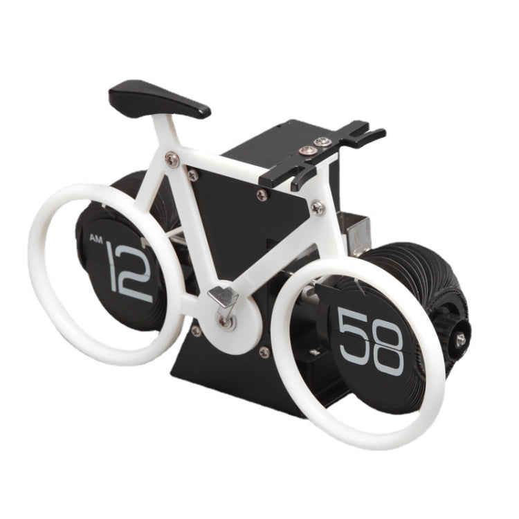 HY-F087 Orologio girevole decorativo per la casa a vibrazione automatica a forma di bicicletta retrò